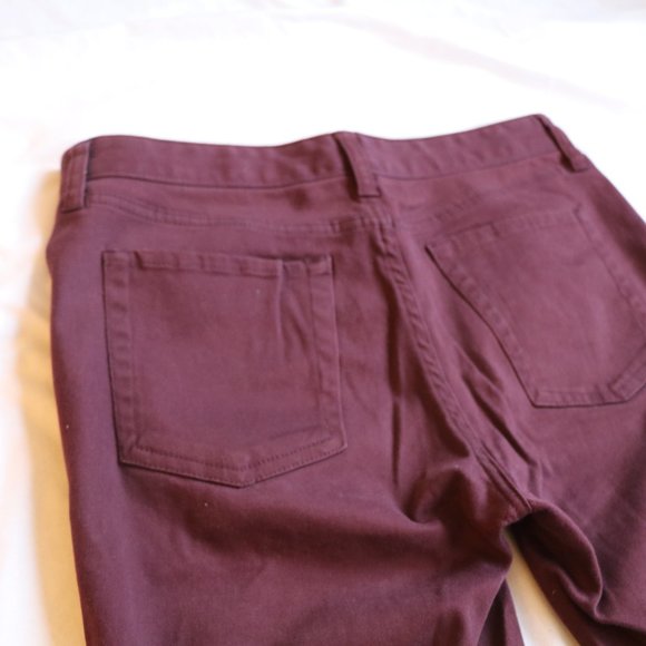 Burgundy Skinny Jeans - Picture 4 of 4